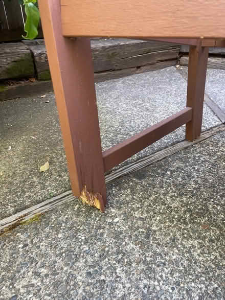 Photo of free Garden bench (San Rafael CA) #3