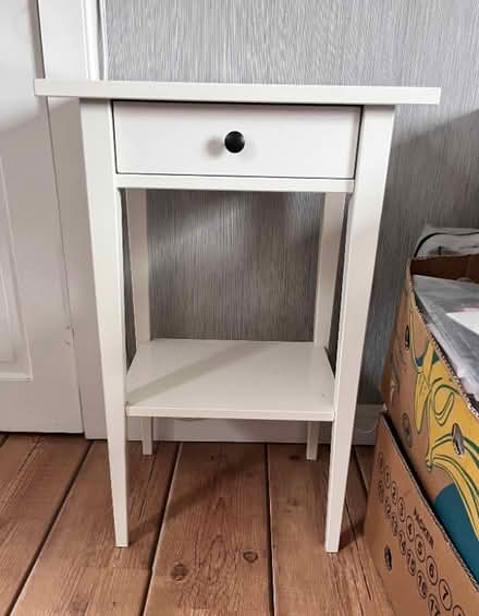 Photo of free White bedside table with drawer (East Wemyss KY1) #1