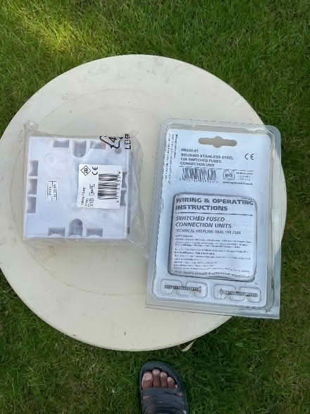Photo of free 13A Switched Fused Connection Unit & white wall switch (Crown Wood RG12) #2