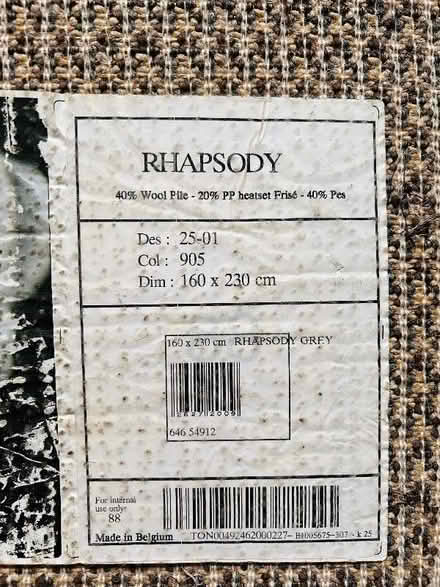 Photo of free Quality wool deep pile rug. (Canonbury N1) #3