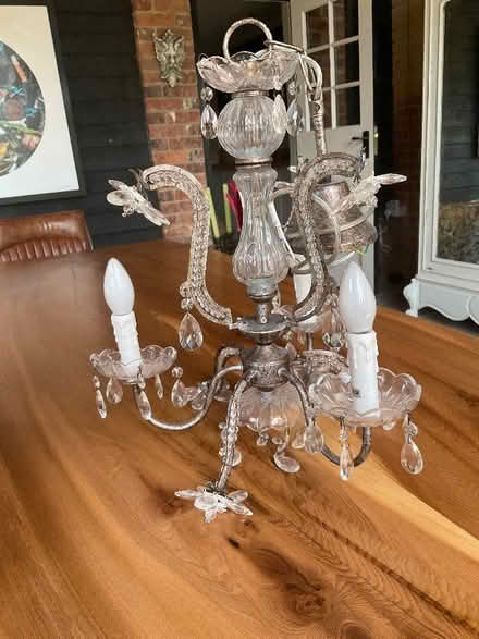 Photo of free Laura Ashley glass chandelier (West Wycombe HP14) #1