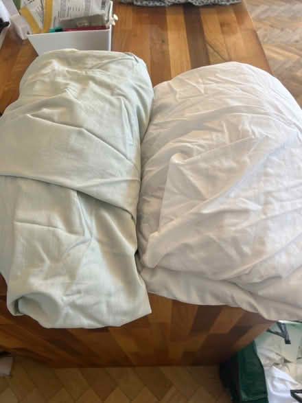 Photo of free 2 single fitted sheets (CB4) #1