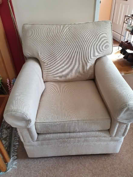 Photo of free 2 seater settee and armchair (St Nicholas SG1) #1