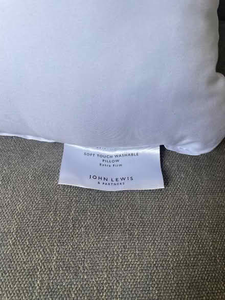 Photo of free Pillow extra firm (John Lewis) (islington N1) #2