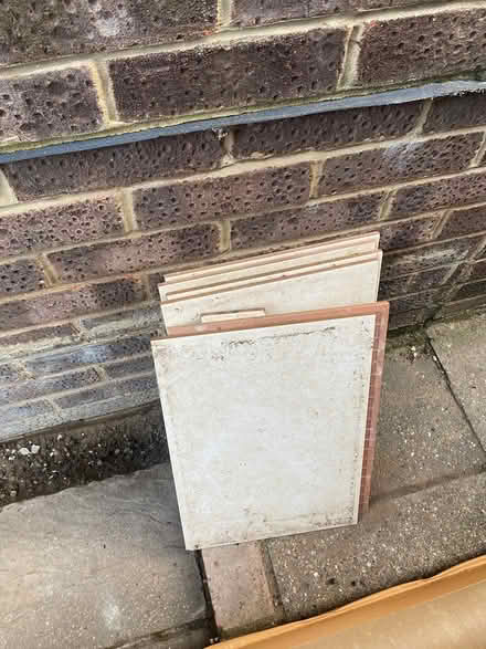 Photo of free Large cream tiles (Aylesford ME20) #1