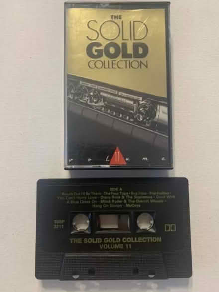 Photo of solid gold cassette tapes (Black Walnut Trail) #1