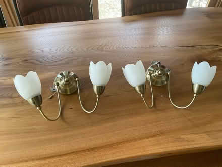 Photo of free Pair of wall lights (West Wycombe HP14) #1