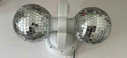 Photo of free Twin Rotating Double Disco Ball Lamp (Surbiton KT6) #1