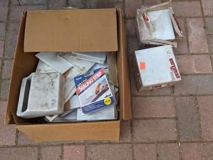 Photo of free 15cm square white tiles. (IP4) #1