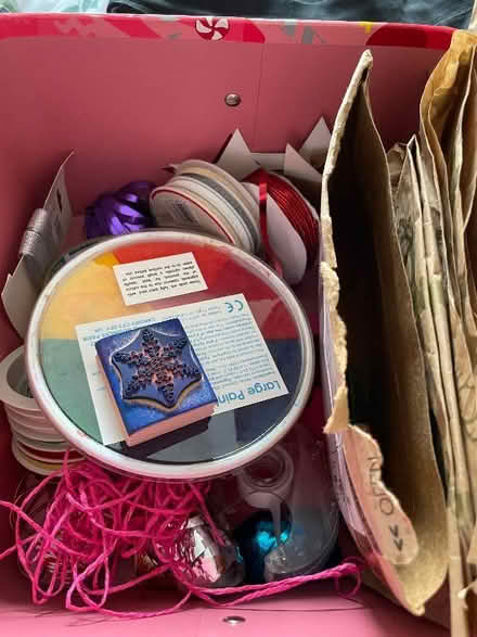 Photo of free Box of Christmas wrapping items (Allerton L18) #1
