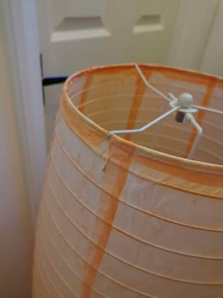 Photo of free Orange paper lamp (Old Woking GU22) #2