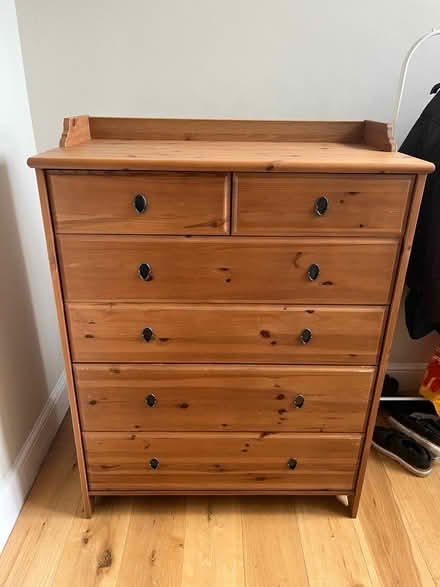Photo of free IKEA wooden chest of drawers (Walthamstow E17) #1