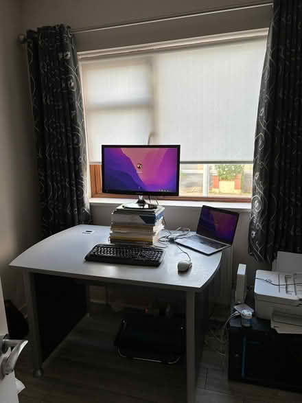 Photo of free Grey Home Office Desk (Artane Dublin) #1