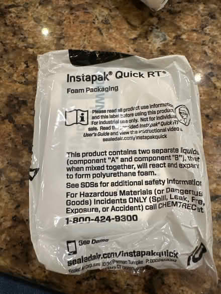 Photo of free Instapak sealed air foam packaging (North Los Altos) #1