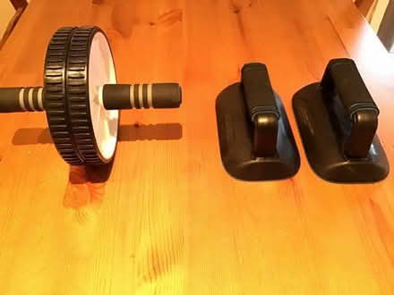 Photo of free Fitness bars/wheel (Canton CF5) #1