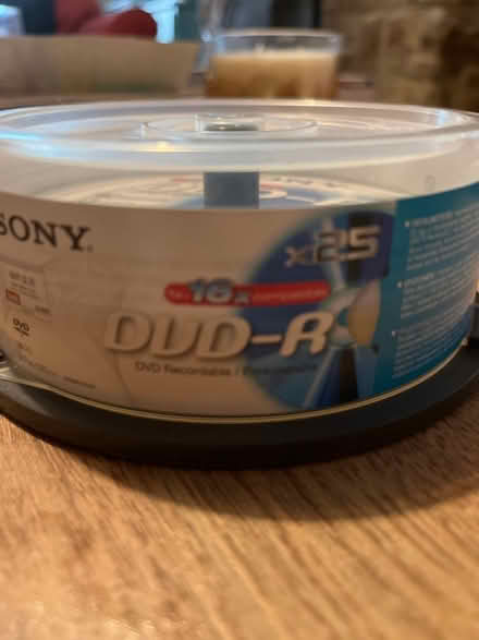 Photo of free Sony DVD-R (Biddulph Moor) #2