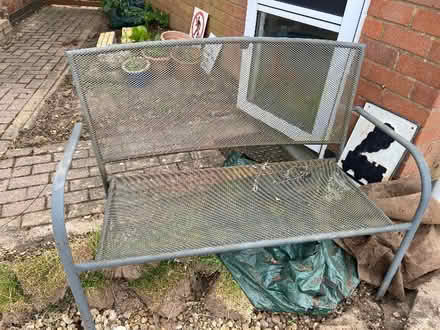 Photo of free Metal garden bench (Whitnash CV31) #1