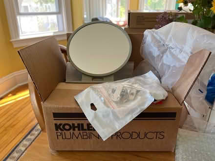 Photo of free Round mirror (75 Jerome St W.Medford) #1