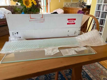 Photo of free Glass shelves (75 Jerome St W.Medford) #1