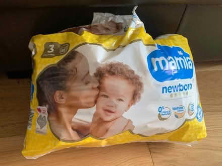 Photo of free Size 3 nappies - 40 left in the pack (Woodley RG5) #1