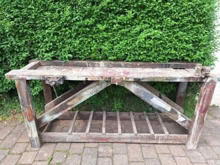 Photo of free Old Wooden Work Bench (Brocton ST17) #1
