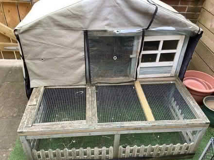 Photo of free Outdoor guinea pig/rabbit hutch (Harrogate HG1) #1