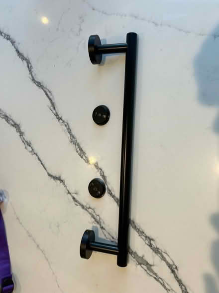 Photo of free Black 30cm towel rail (Upshire (EN9)) #1