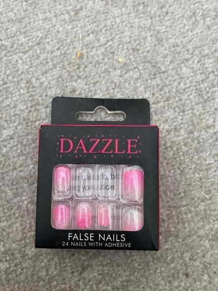 Photo of free Dazzle pink sparkly false nails (Stafford ST16) #1