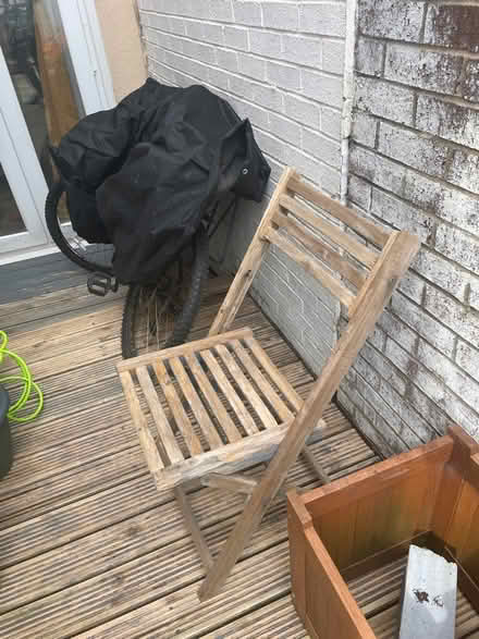 Photo of free Wooden chair by h (WA12) #2