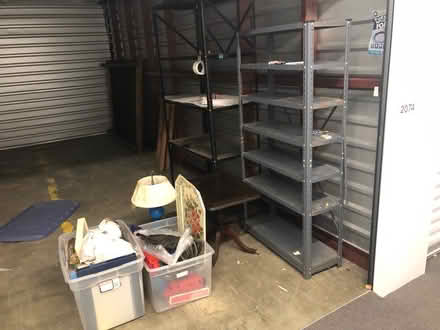 Photo of free 2 tall metal shelves (Ustorit 701 Blackhawk Westmt) #2