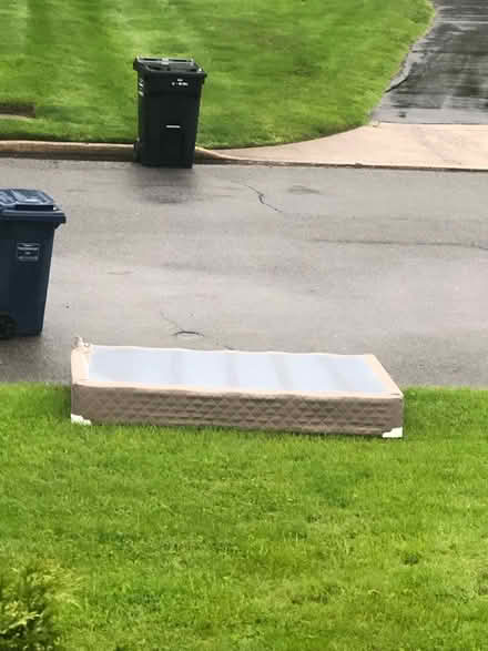Photo of free Queen boxspring (Lawrence Twp) #1