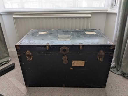 Photo of free Vintage travelling trunk (Whitehawk BN2) #1