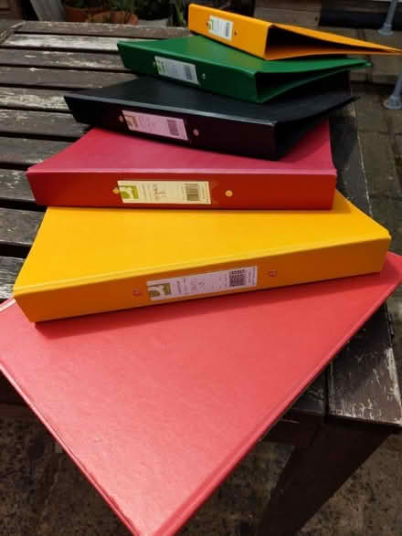 Photo of free Six A4 ringbinders (used) (Cassiobury, Watford WD17) #2