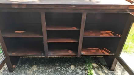Photo of free Solid wood Entertainment stand (W Vancouver (Hazel Dell)) #2