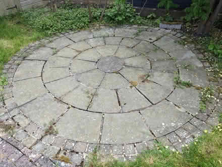 Photo of free Circular garden patio paving slabs (BS31) #1