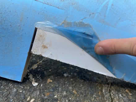 Photo of free off cut of bathroom gloss board (northolt) #2