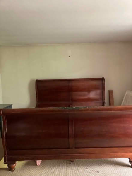 Photo of free King size sleigh bed (Nashway Dr & W Maple Rd) #1