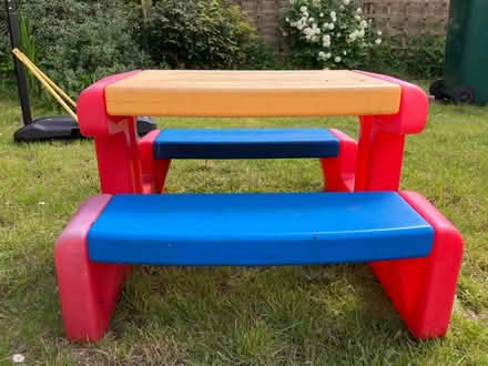 Photo of free Little Tikes picnic table (West Finchley, N12) #1