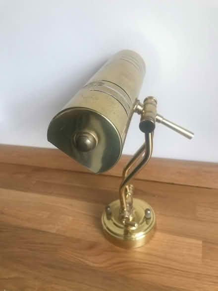 Photo of free Brass picture wall light (Biddulph Moor) #4