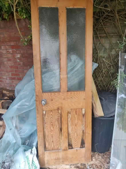 Photo of free Victorian half-glazed pine internal door (Yatton BS49) #1