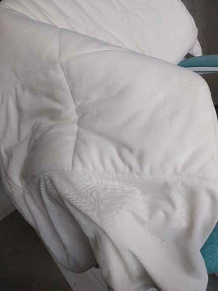 Photo of free Single bed padded cream mattress cover reviver (KGH area NN16) #2