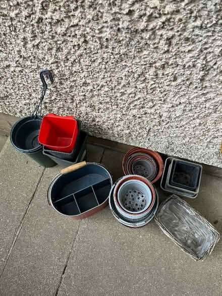 Photo of free Garden plant pots and small tool holder (Kendal LA9) #1