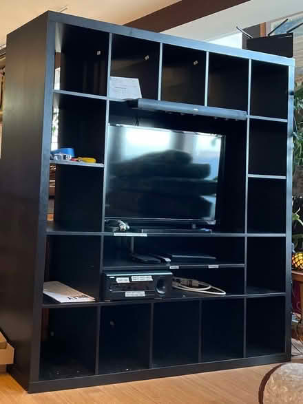 Photo of free IKEA Expedit entertainment center (East Cambridge) #1