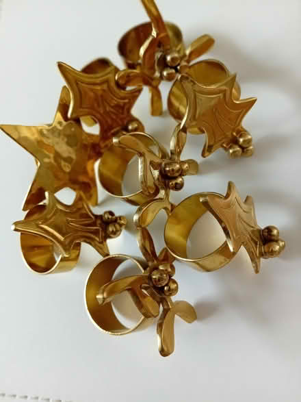 Photo of free Brass Xmas Napkin rings (Sorry!) (Great Ashby, Stevenage SG1) #1