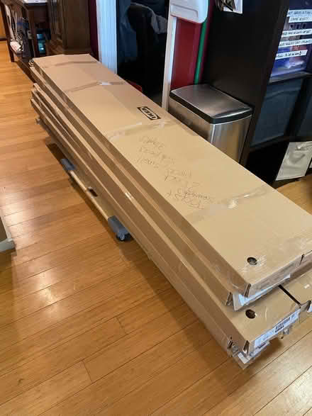 Photo of free IKEA Expedit entertainment center (East Cambridge) #3