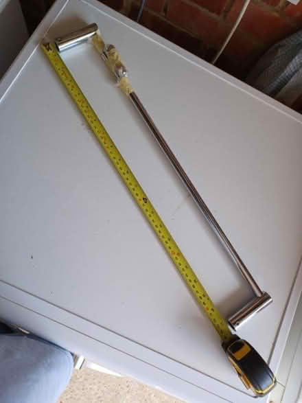 Photo of free 52/55cm chrome-plated towel rail (Southborough TN4) #1