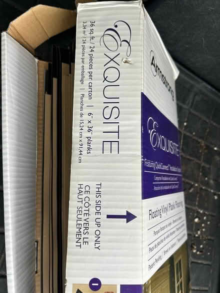 Photo of free 18 pcs Armstrong Vinyl Flooring (Chestnut Hill) #2