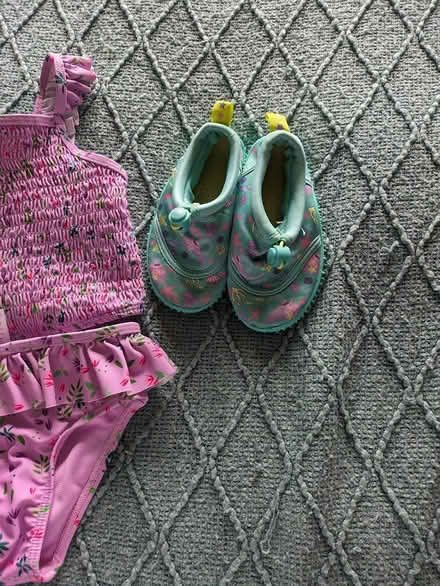 Photo of free 2 piece swim suit and water shoes (Denholme BD13) #1