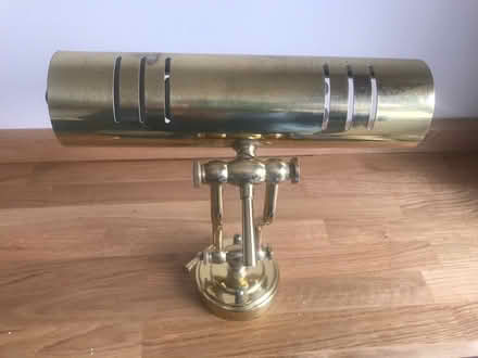 Photo of free Brass picture wall light (Biddulph Moor) #3