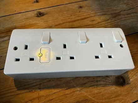 Photo of free 3 Gang Socket and surface pattress (Marple SK6) #1